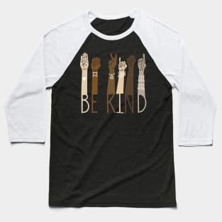 Be Kind Sign Language Baseball T-Shirt